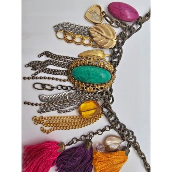 JousJous Multi Strand Statement Necklace - Picture 4 of 6